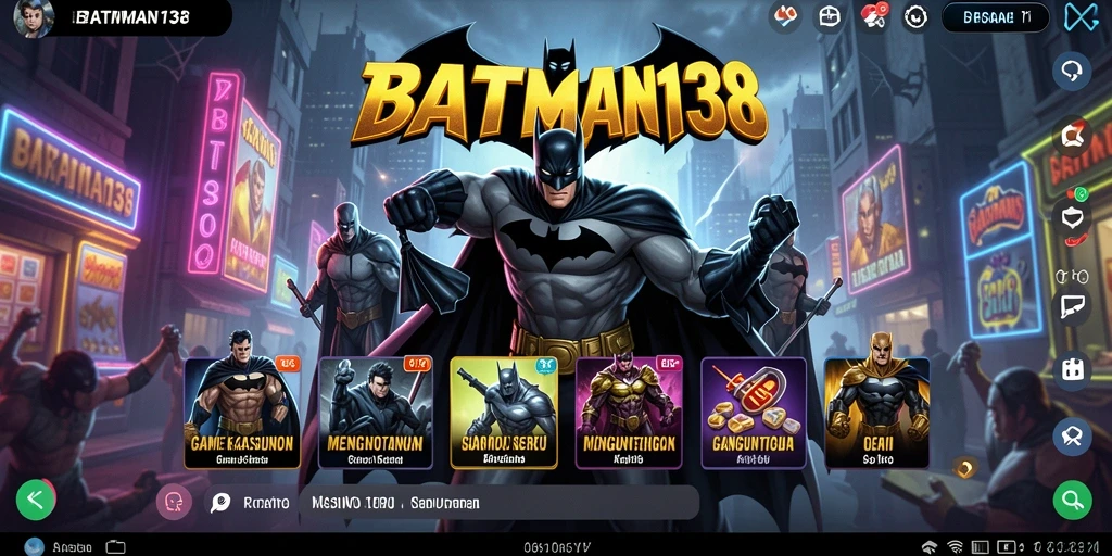 Tampilan seru dan mendebarkan dari gameplay Kasino BATMAN138.