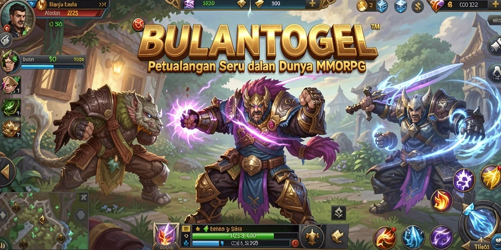 Screenshot gameplay BULANTOGEL yang menampilkan aksi seru dalam MMORPG.