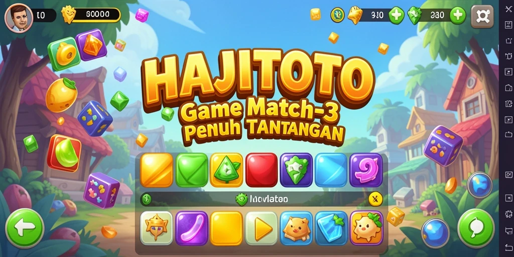Gameplay seru HAJITOTO dengan tantangan level menarik.