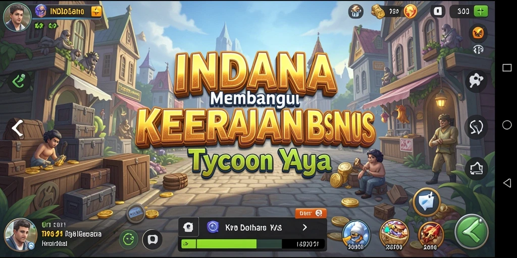 Tampilan gameplay INDAAA yang menawan dan interaktif.