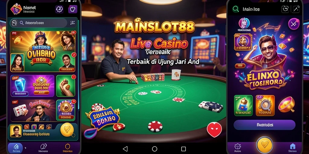 Gameplay Live Casino MAINSLOT88 yang menegangkan dan interaktif.