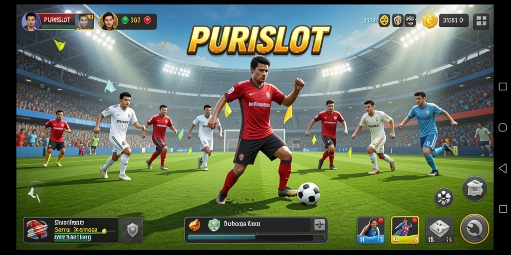 Tampilan gameplay PURISLOT yang penuh aksi dan seru.