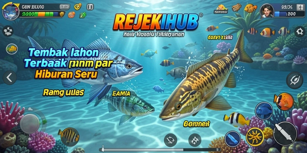 Tampilan gameplay menarik dari REJEKIHUB Tembak Ikan.