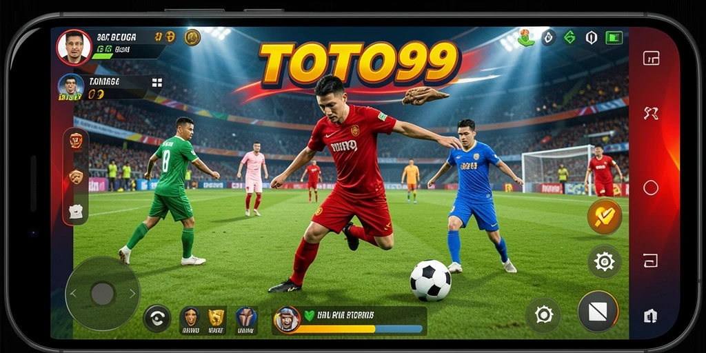 Screenshot gameplay TOTO99 menampilkan aksi seru dalam olahraga.